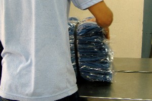 wrapped jeans